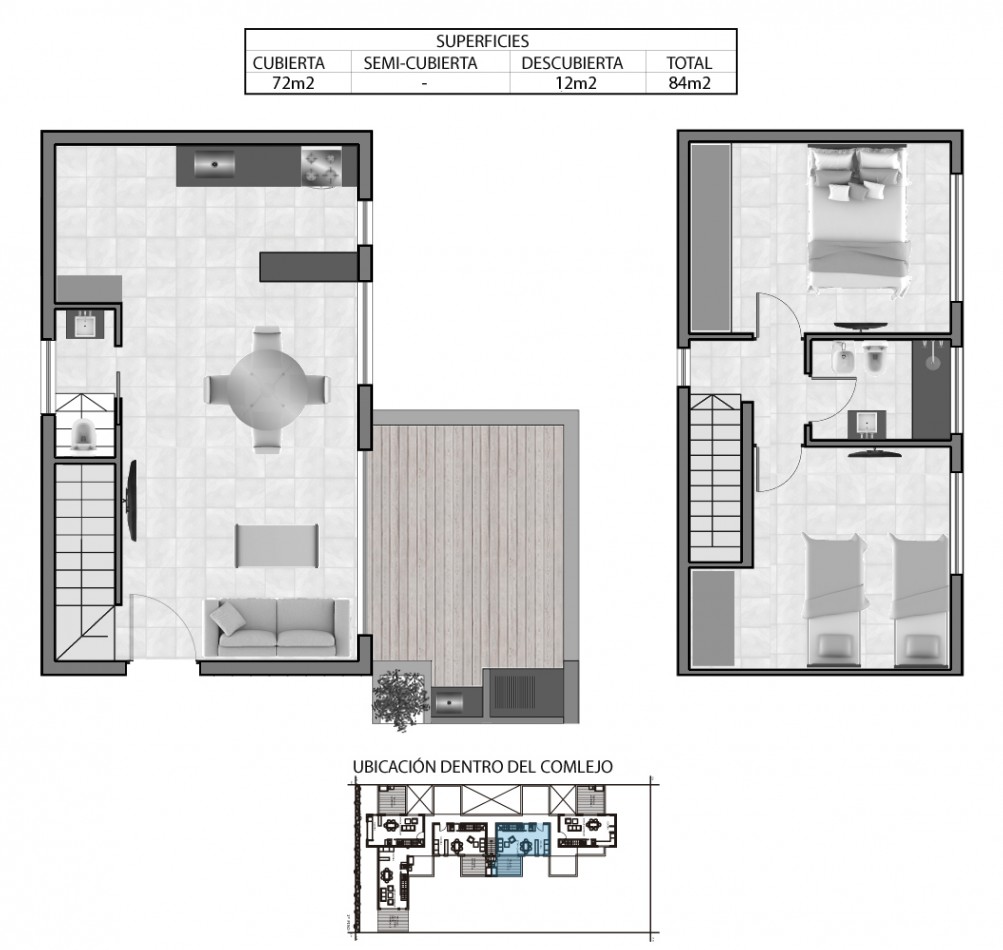 DEPARTAMENTO DUPLEX SOBRE PRIMER PISO - UNIDAD FUNCIONAL 8