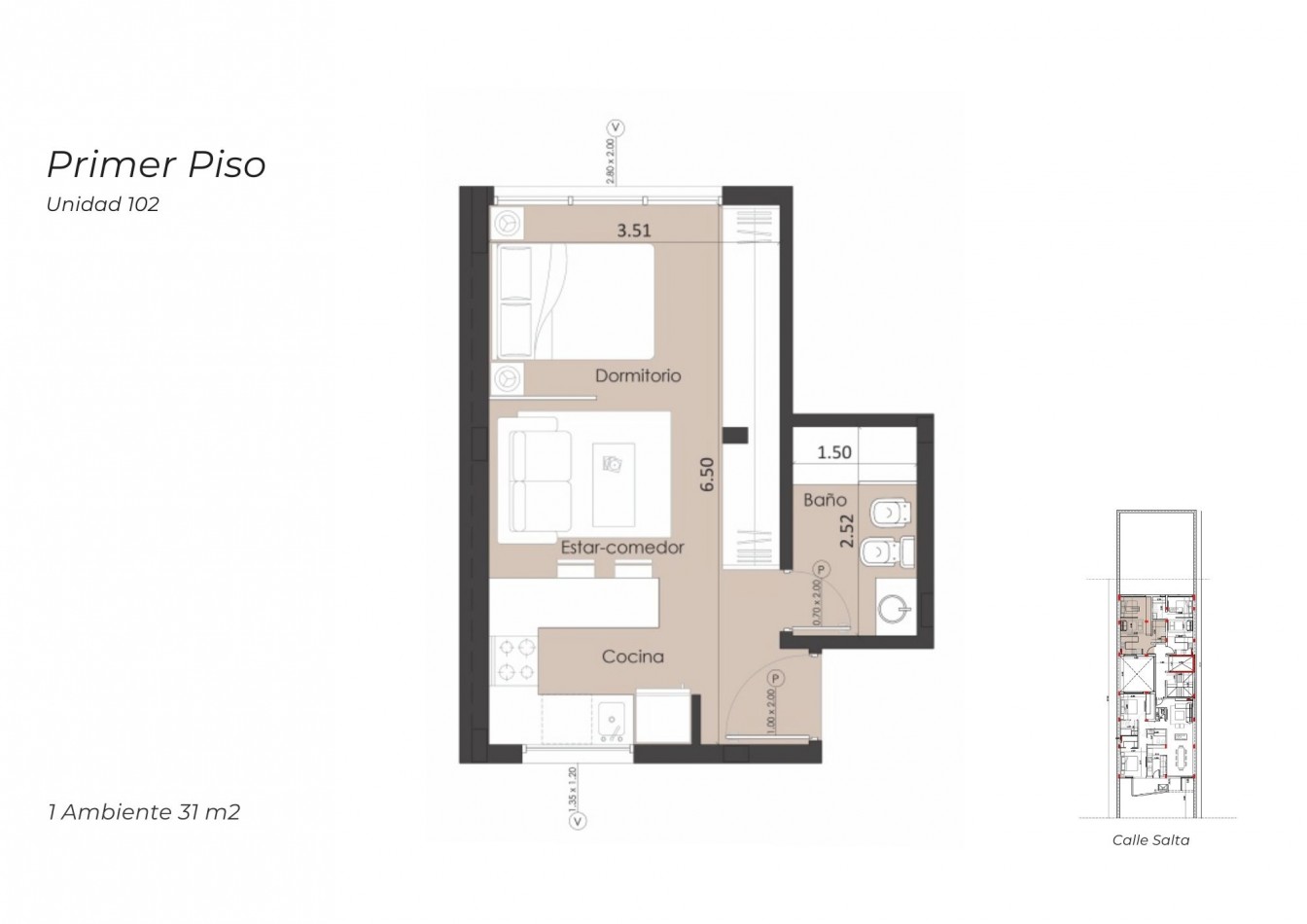 EDIFICIO EN POZO, 1, 2 y 3 AMB. CON O SIN COCHERA.BARRIO SAN JOSE 12 CUOTAS EN PESOS!!